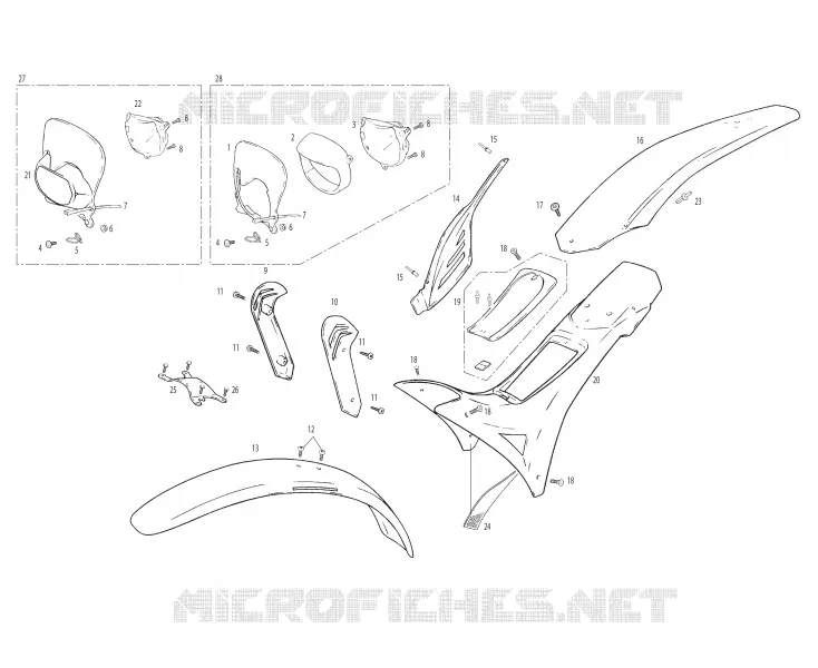 PLASTIC FOR TXT PRO 280 FROM 2003