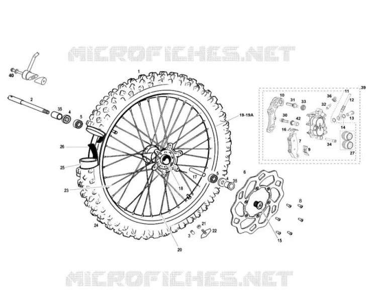 FRONT WHEEL / BRAKE
