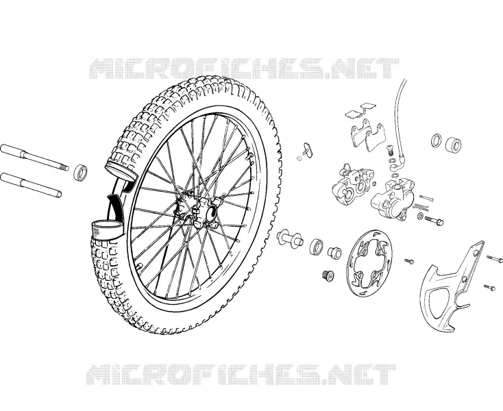 FRONT WHEEL / BRAKE