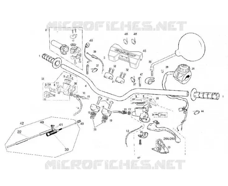 HANDLEBAR / MASTER CYLINDER