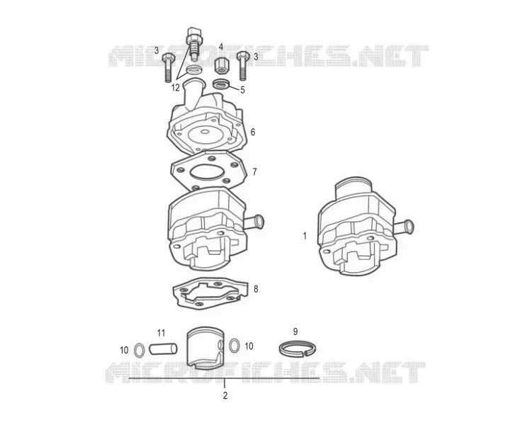 CYLINDER / HEAD / PISTON