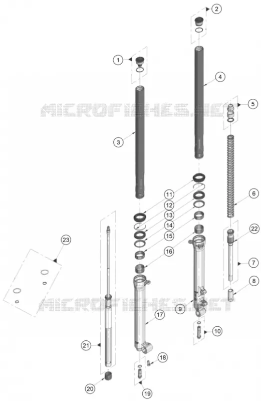 FRONT FORK (PARTS)