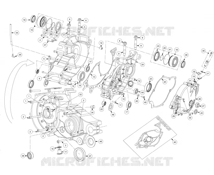 CRANKCASE / GASKET SET