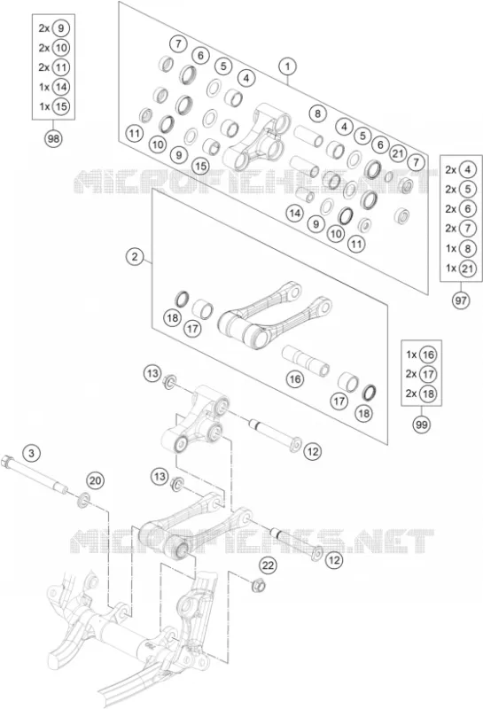 SHOCK PRO LEVER LINKAGE