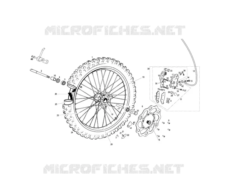 FRONT WHEEL / BRAKE