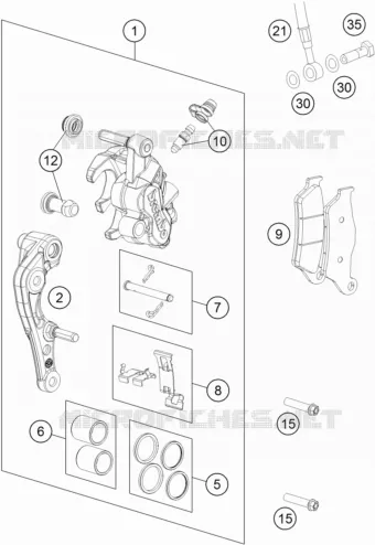 FRONT BRAKE CALIPER