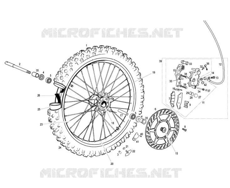 FRONT WHEEL / BRAKE