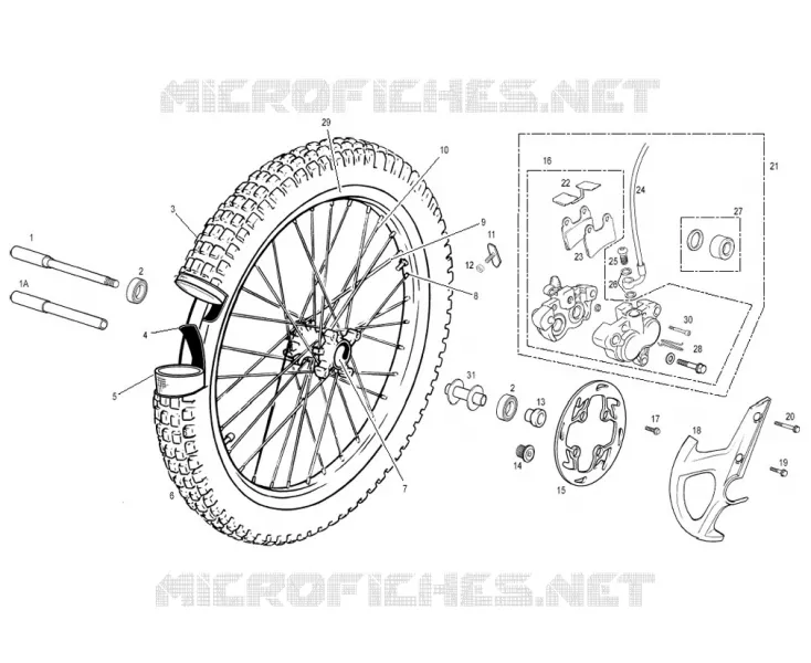 FRONT WHEEL / BRAKE