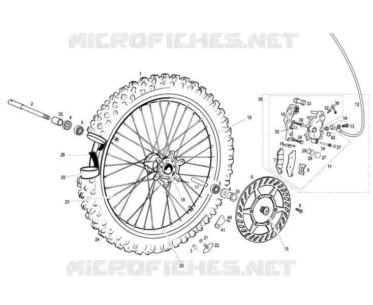FRONT WHEEL / BRAKE