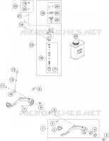 REAR BRAKE MASTER CYLINDER