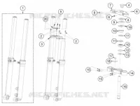 FRONT FORK / TRIPLE CLAMP