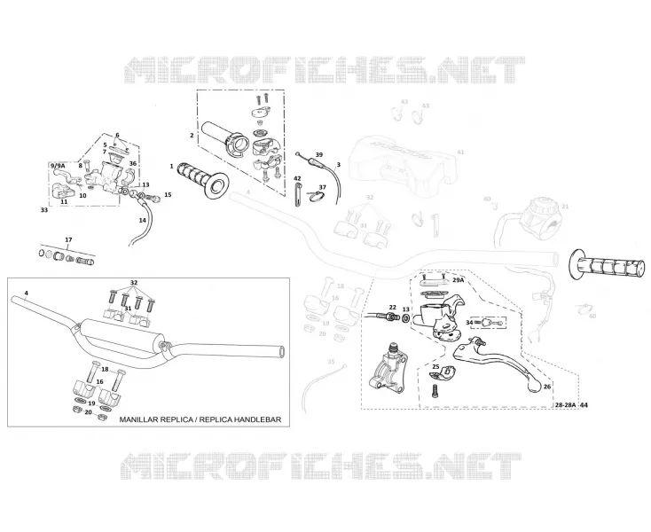 HANDLEBAR / MASTER CYLINDER