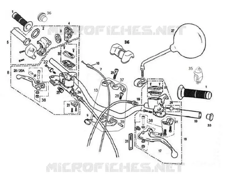 HANDLEBAR / MASTER CYLINDER