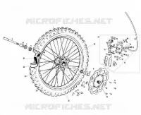 FRONT WHEEL / BRAKE CALIPER
