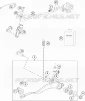 REAR BRAKE MASTER CYLINDER