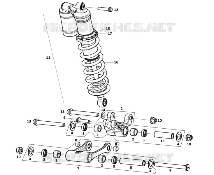 REAR SHOCK ABSORBER
