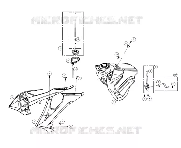 TANK / RADIATOR SCOOPS