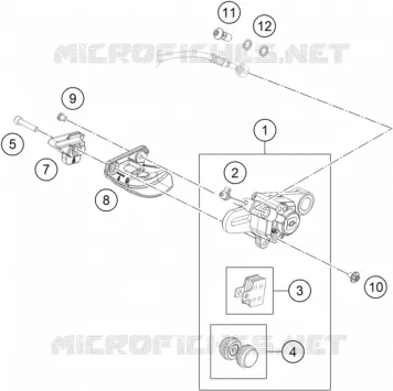 REAR BRAKE CALIPER