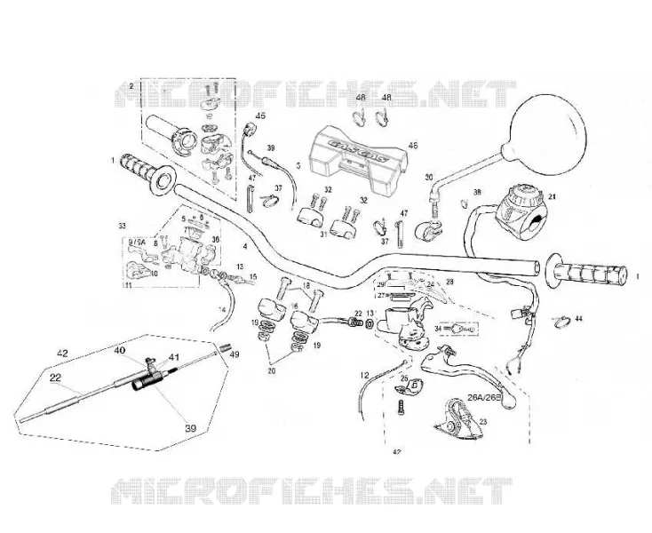 HANDLEBAR / MASTER CYLINDER