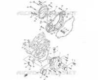 CLUTCH COVER / IGNITION 300