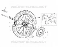 FRONT WHEEL / BRAKE CALIPER