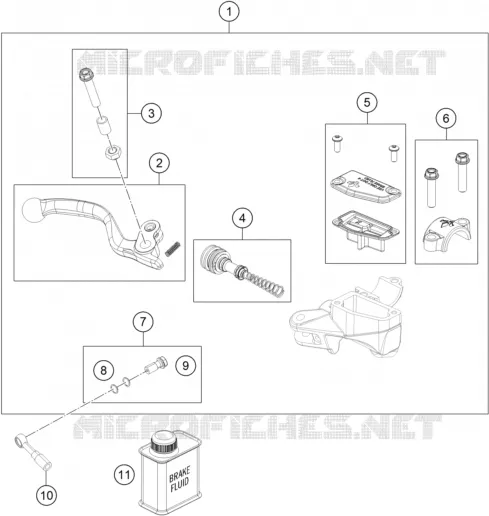 FRONT BRAKE MASTER CYLINDER
