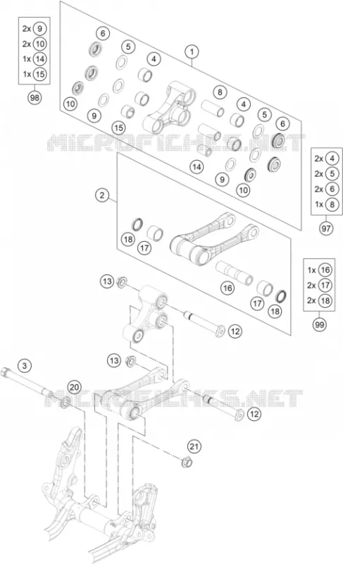 SHOCK PRO LEVER LINKAGE