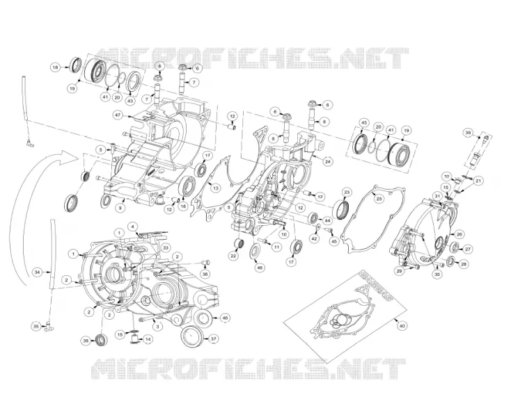 CRANKCASE / GASKET SET