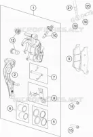 FRONT BRAKE CALIPER