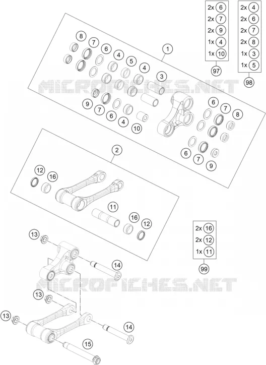 SHOCK PRO LEVER LINKAGE