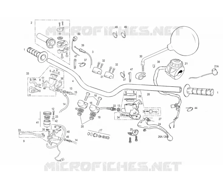 HANDLEBAR / MASTER CYLINDER