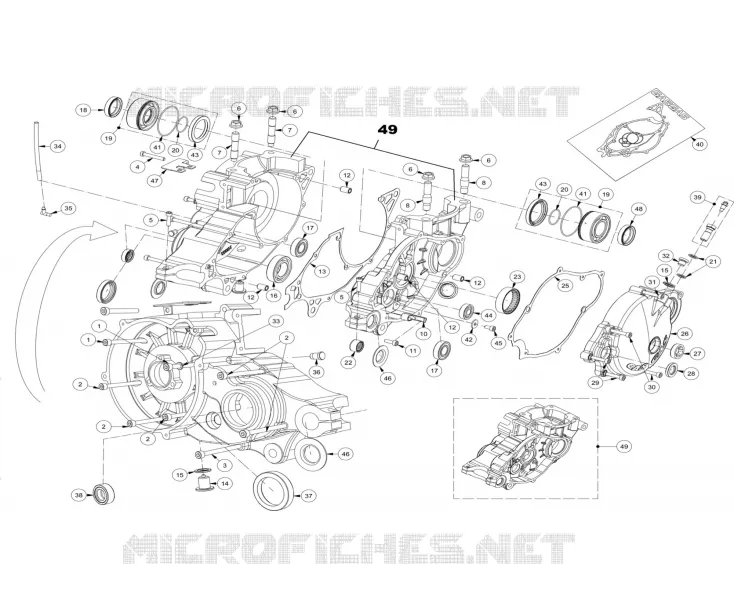 CRANKCASE / GASKET SET