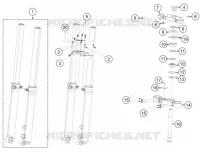 FRONT FORK / TRIPLE CLAMP