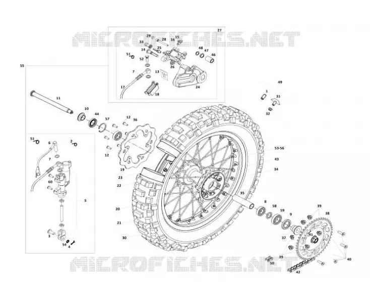 REAR WHEEL / BRAKE