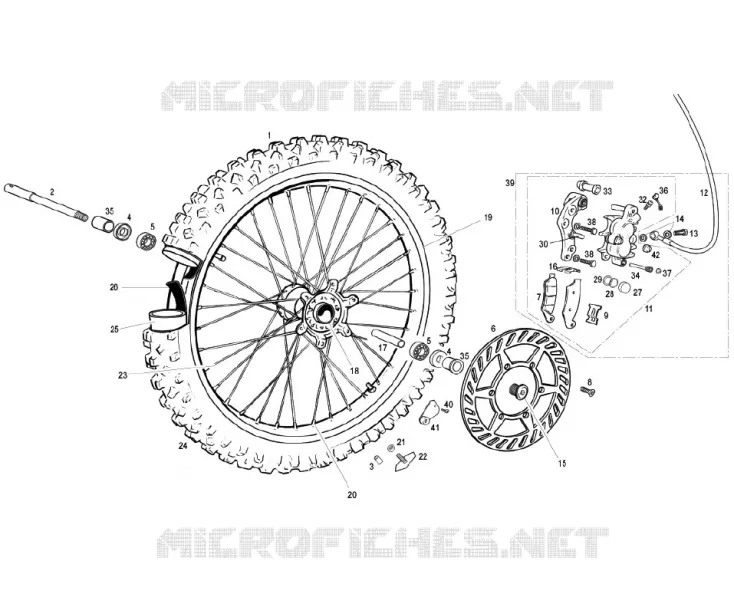 FRONT WHEEL / BRAKE