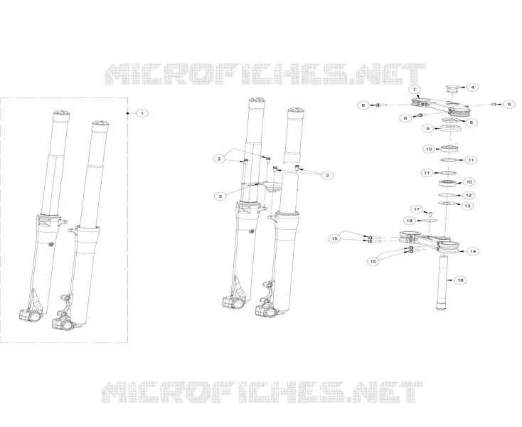 FRONT FORK / STEERING STEM