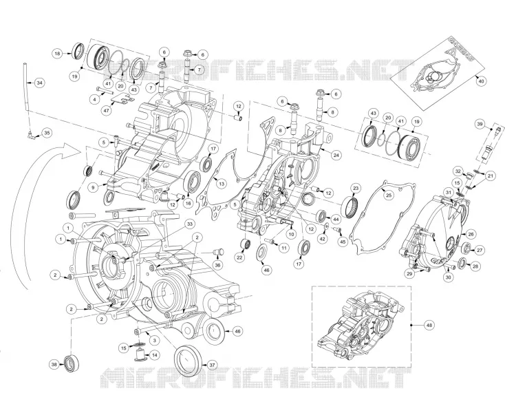 CRANKCASE / GASKET SET