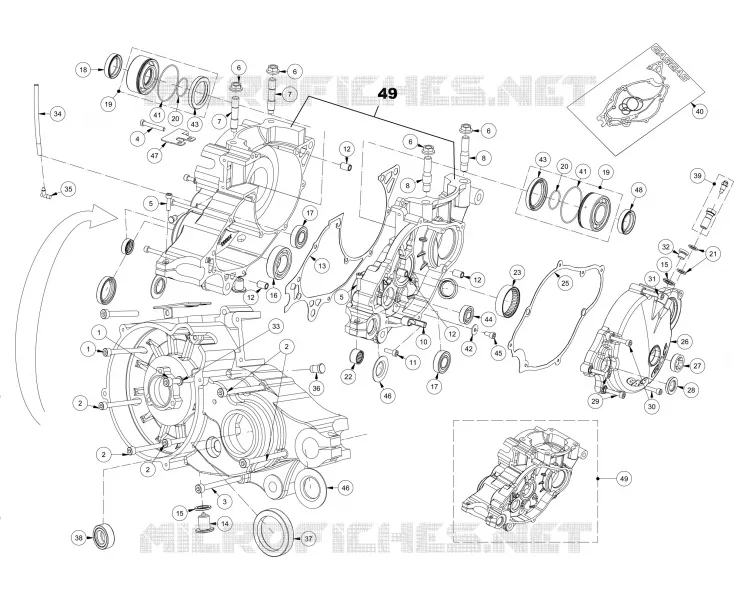 CRANKCASE / GASKET SET
