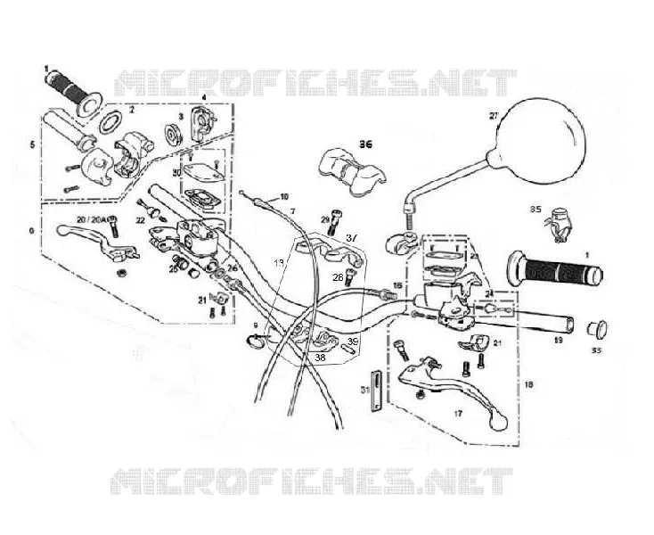 HANDLEBAR / MASTER CYLINDER