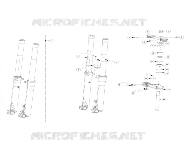 FRONT FORK / STEERING STEM