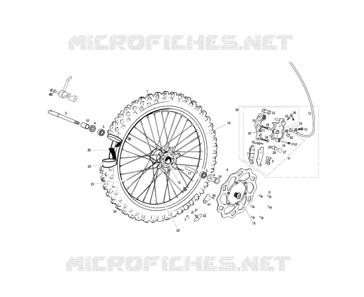 FRONT WHEEL / BRAKE
