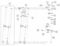 FRONT FORK / TRIPLE CLAMP