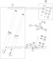 FRONT FORK / TRIPLE CLAMP