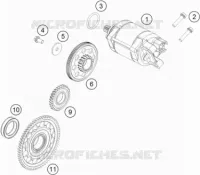 ELECTRIC STARTER MOTOR