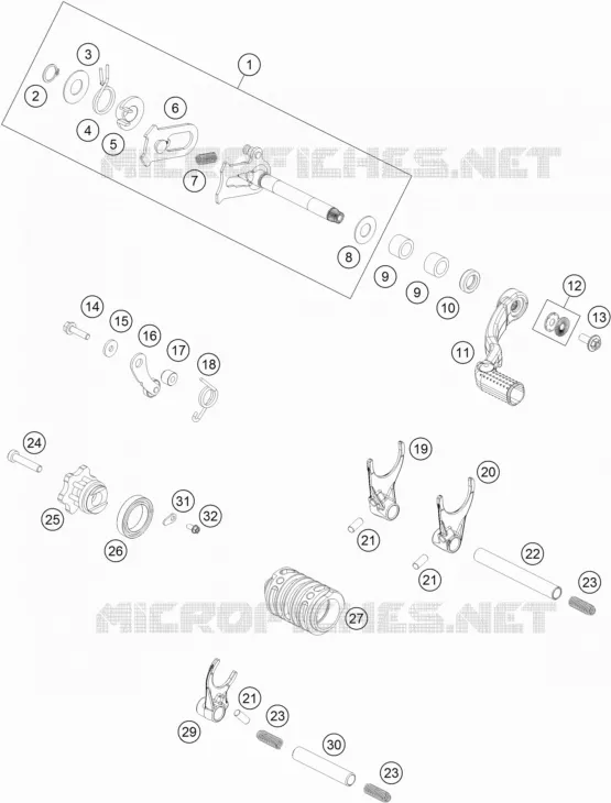 GEAR SHIFTING MECHANISM