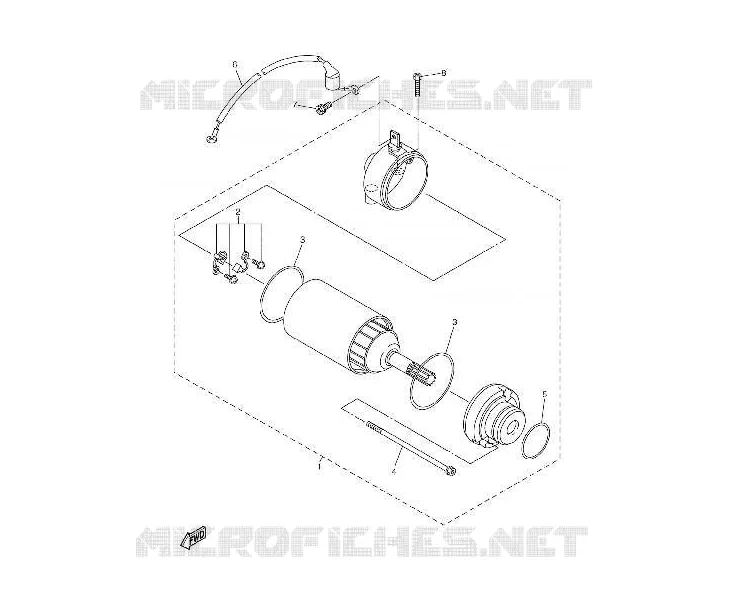 STARTER MOTOR 250/300