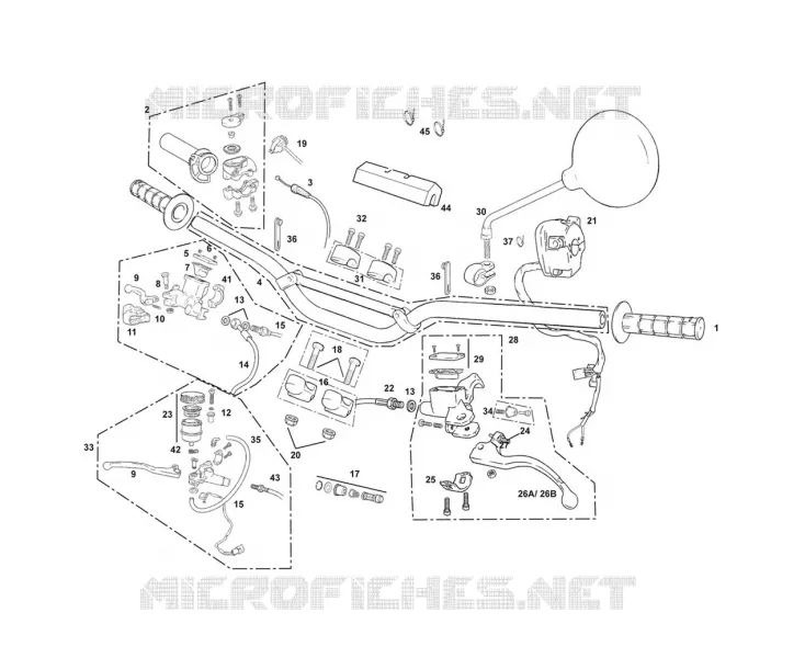 HANDLEBAR / MASTER CYLINDER