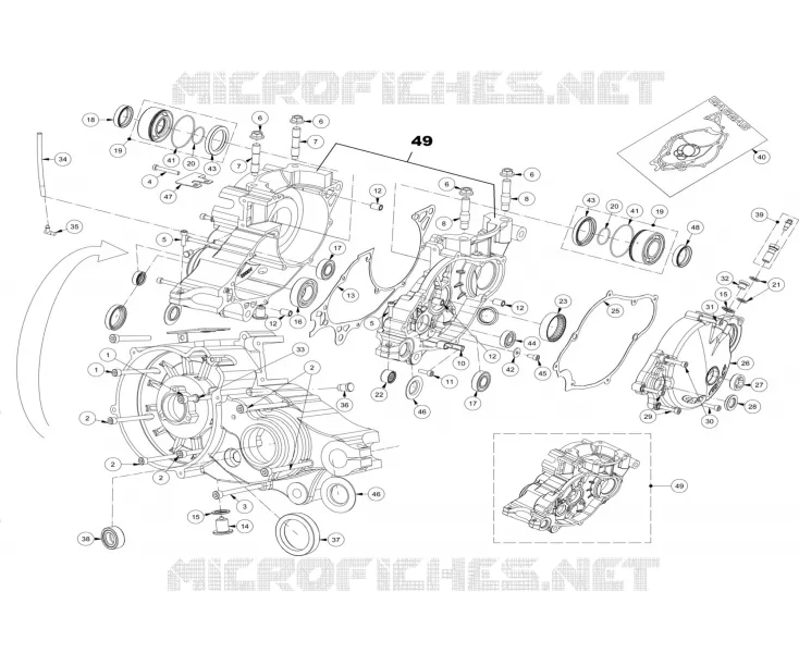 CRANKCASE / GASKET SET