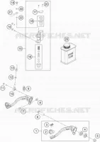 REAR BRAKE MASTER CYLINDER