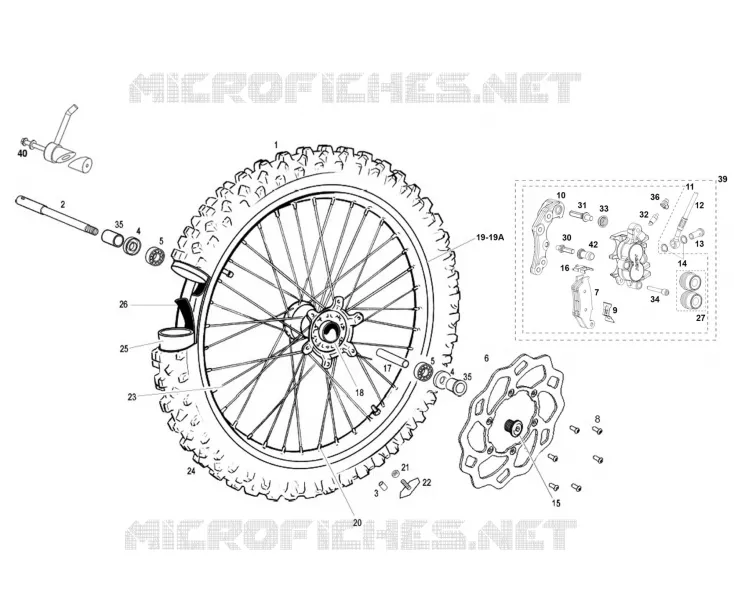 FRONT WHEEL / BRAKE
